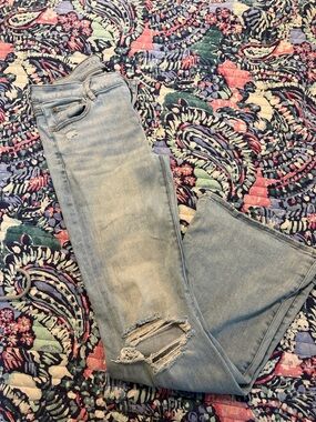 American Eagle Distressed Flare Jeans